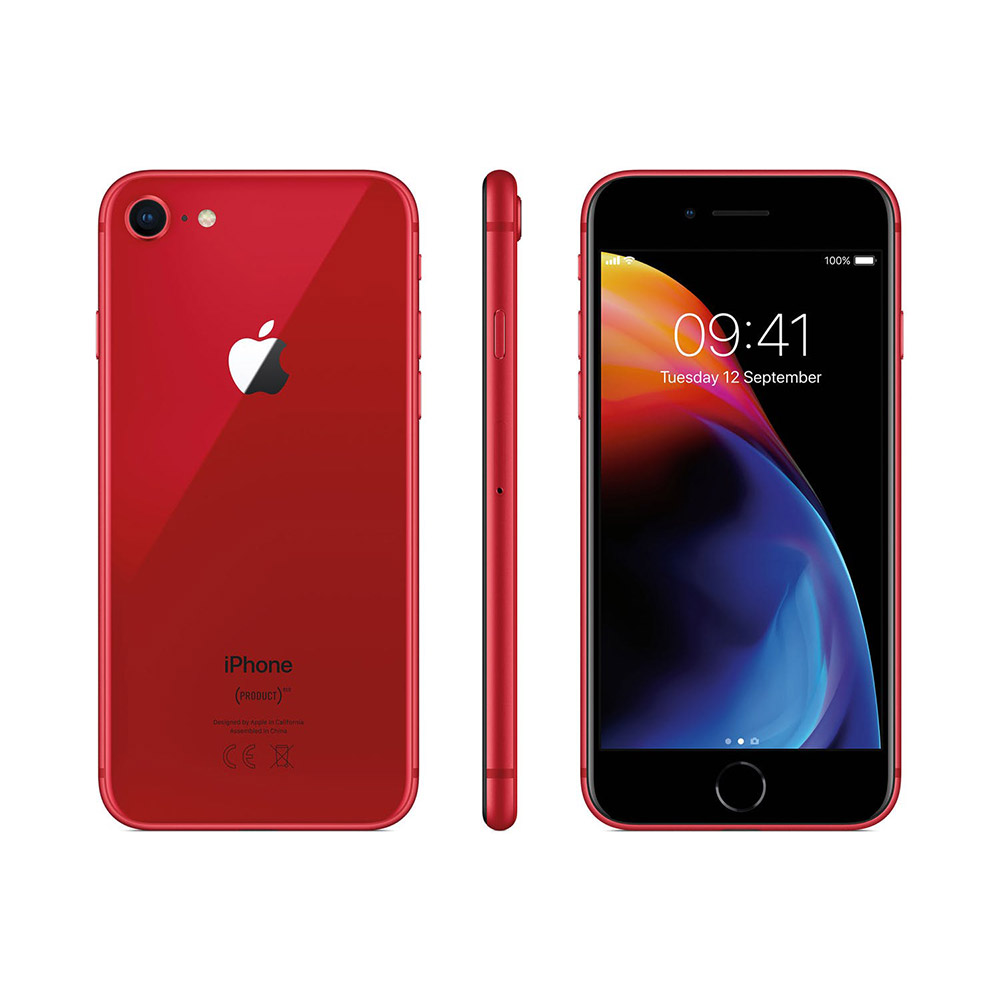 Iphone 8 red обои